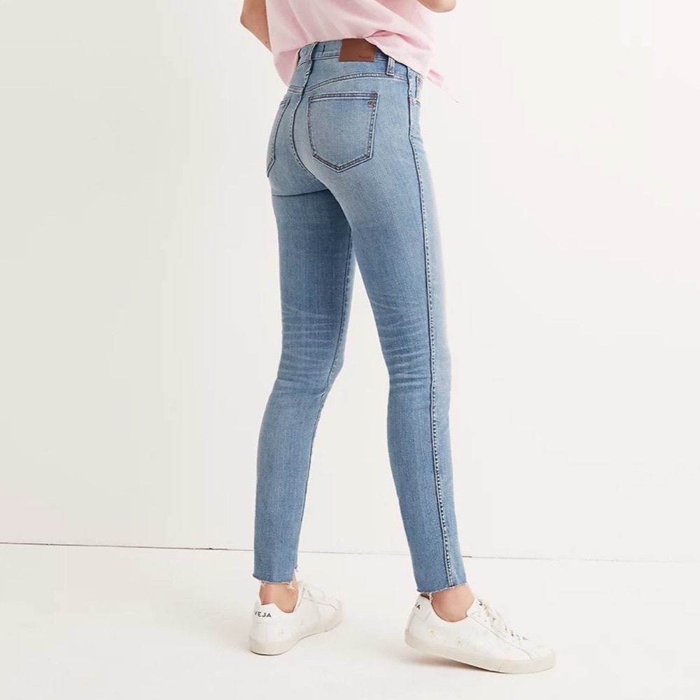 Madewell 9" High-Rise Skinny Jeans: Seamed Step-Hem Edition, size 26